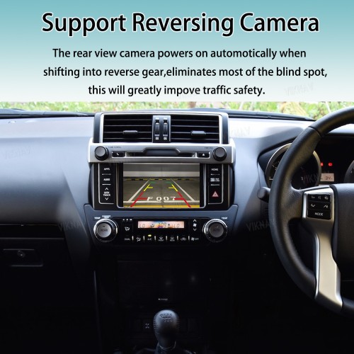 Viknav Linux System OEM Car For Toyota Prado Pioneer 2014-2017 Upgrade Decoder Box MuItimedia Wireless CarPlay Android Auto