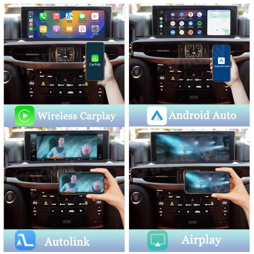 Viknav Linux System For Lexus LX570 2009-2021 Wireless Apple CarPlay Android Auto only support original car Screen