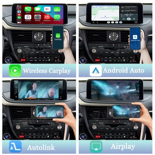 Viknav Linux System For Lexus RX 2014-2022 Wireless Apple CarPlay Android Auto Only Support Original Car Screen