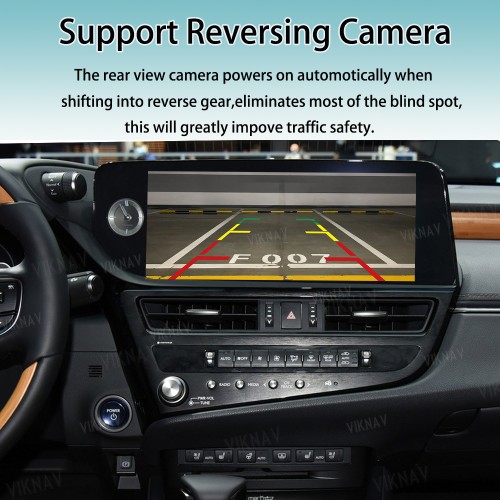 Viknav Linux System For Lexus ES 2015-2022Wireless Apple CarPlay Android Auto Only Support Original Car Screen