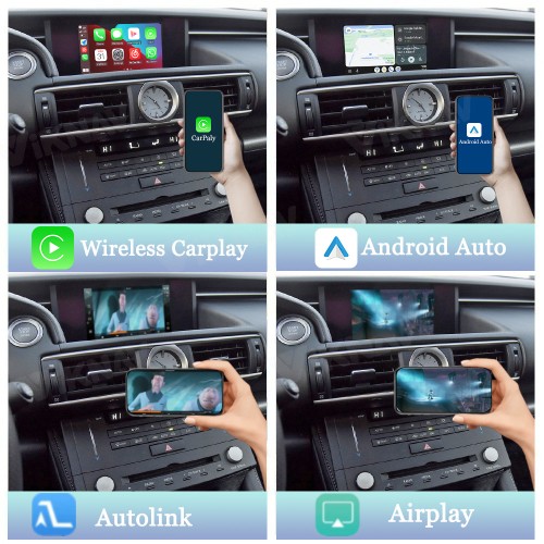 Viknav Linux System For Lexus RC 2015-2020 Wireless Apple CarPlay Android Auto Only Support Original Car Screen