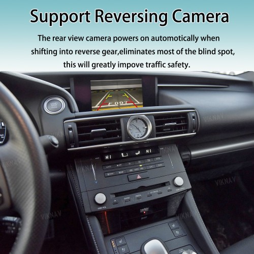 Viknav Linux System For Lexus RC 2015-2020 Wireless Apple CarPlay Android Auto Only Support Original Car Screen