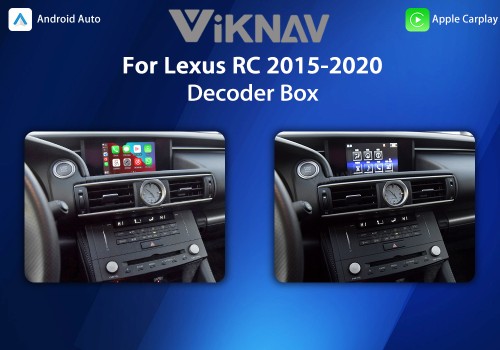 Viknav Linux System For Lexus RC 2015-2020 Wireless Apple CarPlay Android Auto Only Support Original Car Screen