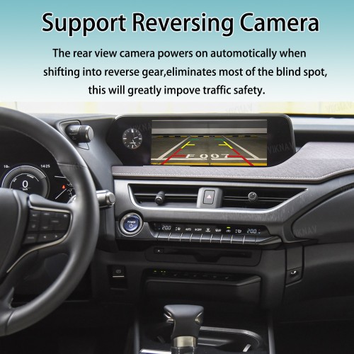 Viknav Linux System For Lexus UX 2019-2022 Wireless Apple CarPlay Android Auto Only Support Original Car Screen