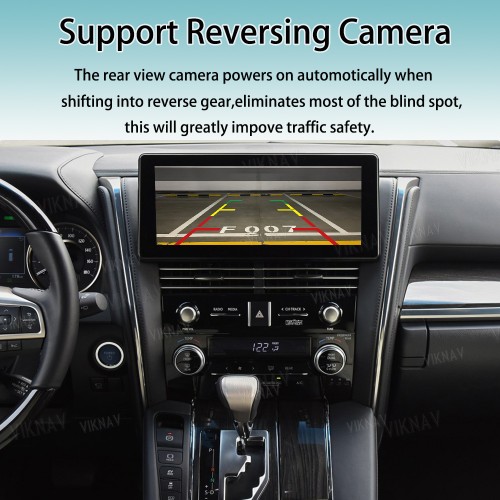 Viknav Linux System For Lexus LM 2020-2022 Wireless Apple CarPlay Android Auto Only Support Original Car Screen