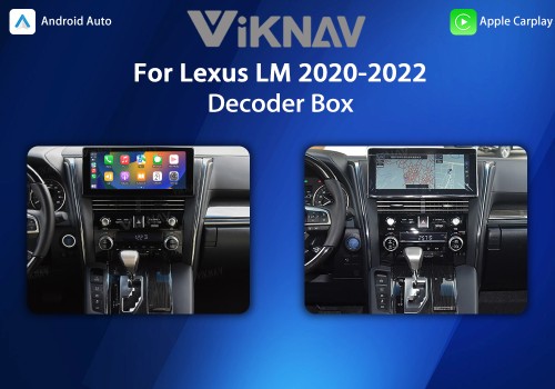 Viknav Linux System For Lexus LM 2020-2022 Wireless Apple CarPlay Android Auto Only Support Original Car Screen