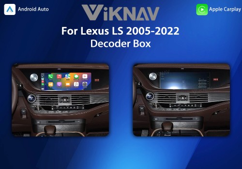 Viknav Linux System For Lexus LS 2005-2022 Wireless Apple CarPlay Android Auto Stereo Only Support Original Car Screen