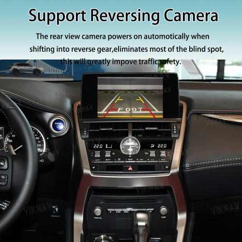 Viknav Linux System For Lexus NX 2015-2020 Wireless Apple CarPlay Android Auto Stereo Only Support Original Car Screen
