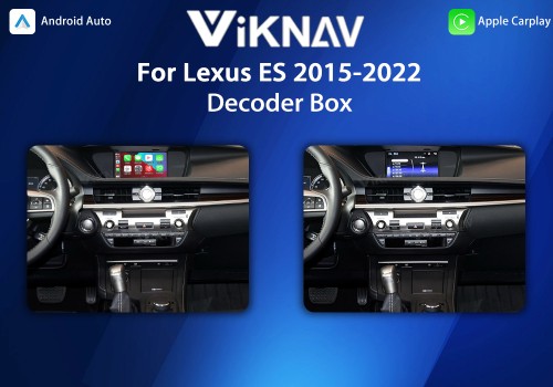 Viknav Linux System For Lexus ES 2015-2022Wireless Apple CarPlay Android Auto Only Support Original Car Screen