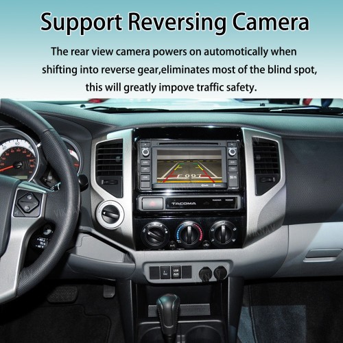 Viknav Linux System For Toyota Tacoma 2014-2019 Decoder Box Wireless Apple CarPlay Android Auto Only Support Original Car Screen