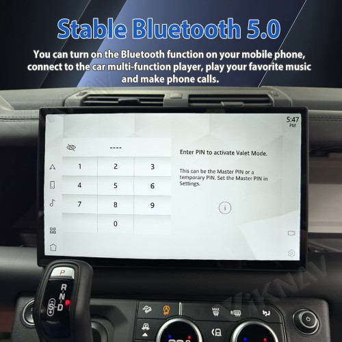 13.3 inch Car Radio Screen Upgrade for Land Rover Defender 2020 -2024 Multimedia Player Touch Screen Upgrade Head Unit Tape Recorder GPS Navigation