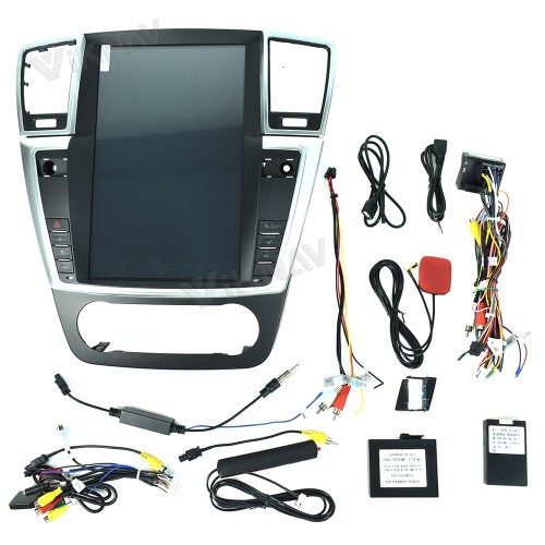Viknav 12.3 Inch Android Car Radio For  Mercedes Benz ML GL 2012-2015 Stereo Multimedia Player GPS Navigation( 128GB）
