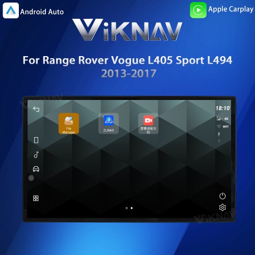 Viknav 13.3 Inch Touch Screen Car Radio And AC For Land Rover Range Rover Vogue L405 Sport L494 2013-2017 Multimedia Player GPS Navigation Head Unit