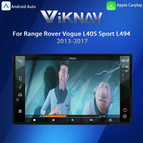 Viknav 13.3 Inch Touch Screen Car Radio And AC For Land Rover Range Rover Vogue L405 Sport L494 2013-2017 Multimedia Player GPS Navigation Head Unit