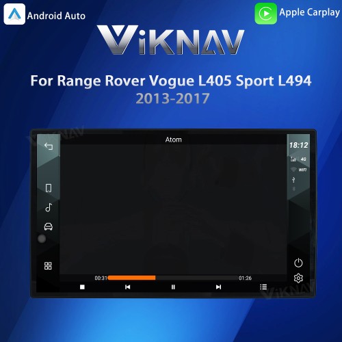Viknav 13.3 Inch Touch Screen Car Radio And AC For Land Rover Range Rover Vogue L405 Sport L494 2013-2017 Multimedia Player GPS Navigation Head Unit