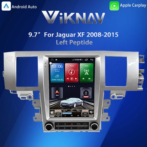 Viknav Andriod 12 Car Radio For Jaguar XF 2008-2015 Left Hand Drive 9.7 Inch Car Stereo GPS Navigation Multimedia Player Haed Unit
