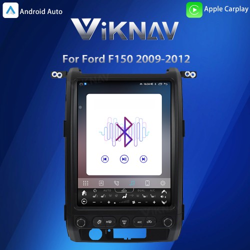 Viknav Upgrade Android 13 Car Radio For Ford F150 2009-2012 Wireless Car Stereo Carplay GPS Navigation Multimedia Player Head Unit