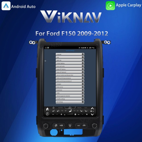 Viknav Upgrade Android 13 Car Radio For Ford F150 2009-2012 Wireless Car Stereo Carplay GPS Navigation Multimedia Player Head Unit