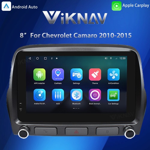 Viknav Upgrade Android 13 Car Radio For Chevrolet  Camaro 2010-2015 Wireless Car Stereo Carplay GPS Navigation Multimedia Player Head Unit