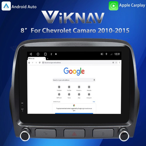 Viknav Upgrade Android 13 Car Radio For Chevrolet  Camaro 2010-2015 Wireless Car Stereo Carplay GPS Navigation Multimedia Player Head Unit