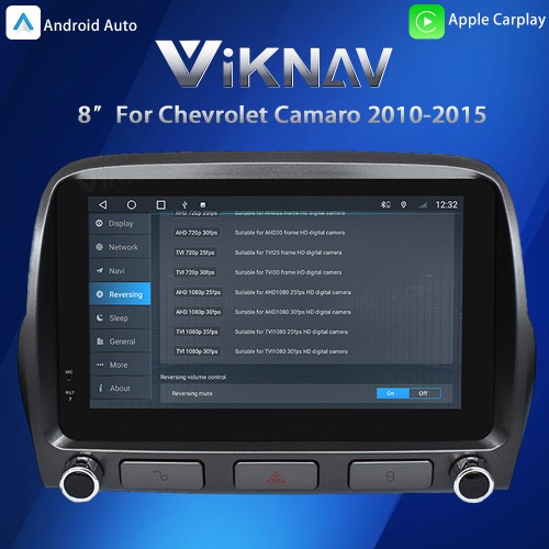 Viknav Upgrade Android 13 Car Radio For Chevrolet  Camaro 2010-2015 Wireless Car Stereo Carplay GPS Navigation Multimedia Player Head Unit