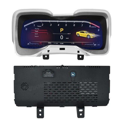 Viknav 12.3 Inch Digital Dash Instrument Cluster Replacement For Chevrolet 5th Gen Camaro 2010-2015 Linux LCD Cluster Display Speedometer Guage
