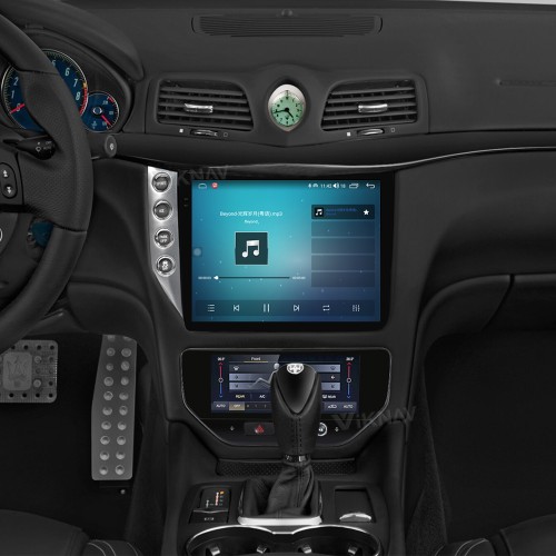 Viknav 10.25 Inch Android 8 Core Car Radio Player For Maserati GT GC GranTurismo 2007-2017 Car Multimedia Player GPS Navigation(Silver Car Radio+AC)