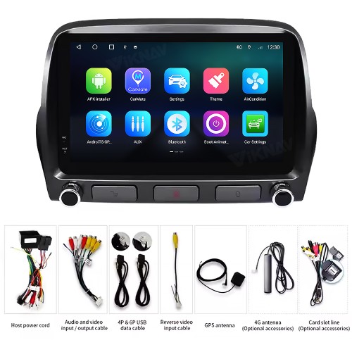 Viknav Upgrade Android 13 Car Radio For Chevrolet  Camaro 2010-2015 Wireless Car Stereo Carplay GPS Navigation Multimedia Player Head Unit