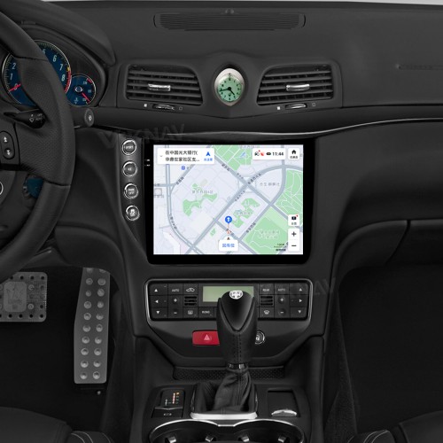 Viknav 10.25 Inch Android 8 Core Car Radio Player For Maserati GT GC GranTurismo 2007-2017 Car Multimedia Player GPS Navigation(Black 128GB)