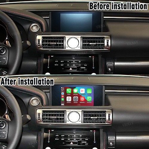 Viknav Linux System For Lexus IS 2013 -2017 Wireless Apple CarPlay Android Auto only support original car 7 inch Screen