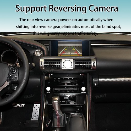 Viknav Linux System For Lexus IS 2013 -2017 Wireless Apple CarPlay Android Auto only support original car 7 inch Screen