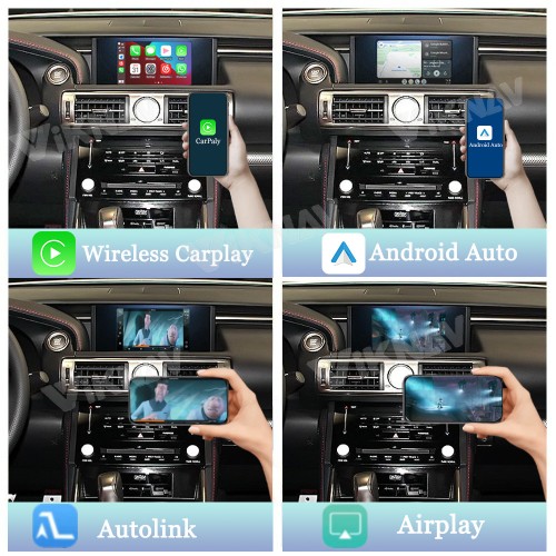 Viknav Linux System For Lexus IS 2013 -2017 Wireless Apple CarPlay Android Auto only support original car 7 inch Screen