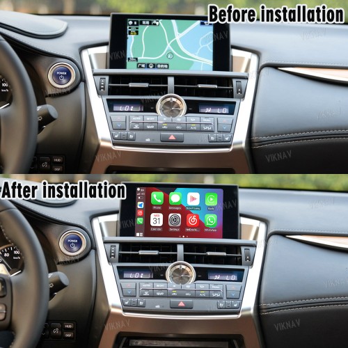 Viknav Linux System For Lexus NX 2015 -2017 Wireless Apple CarPlay Android Auto only support original car high version
