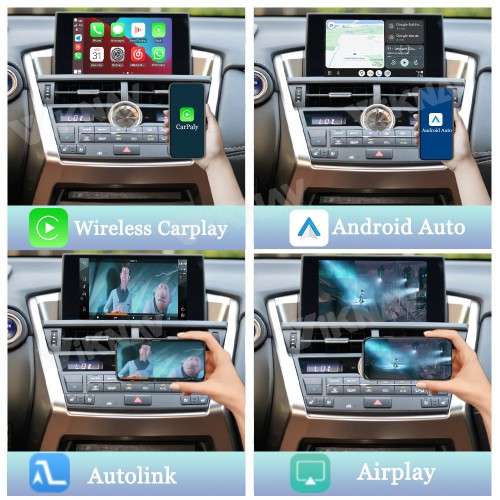Viknav Linux System For Lexus NX 2015 -2017 Wireless Apple CarPlay Android Auto only support original car high version