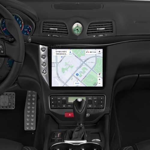 Viknav 10.25 Inch Android 8 Core Car Radio Player For Maserati GT GC GranTurismo 2007-2017 Car Multimedia Player GPS Navigation(Silver 128GB)
