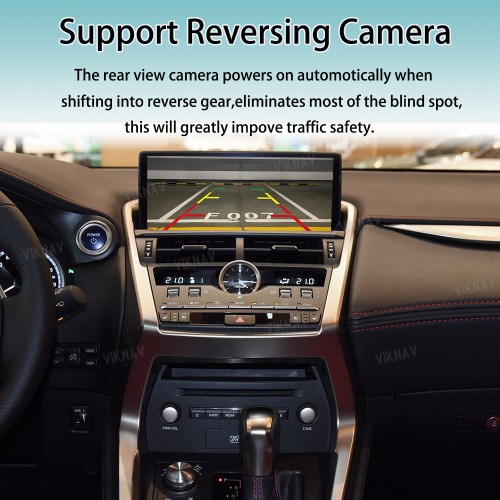 Viknav Linux System For Lexus NX 2018 -2020 Wireless Apple CarPlay Android Auto only support original car 10.25 inch Screen