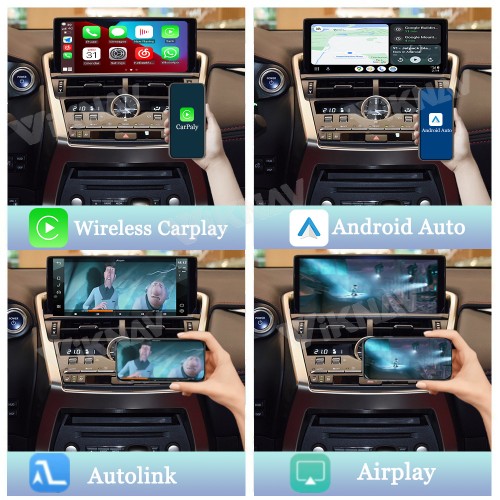 Viknav Linux System For Lexus NX 2018 -2020 Wireless Apple CarPlay Android Auto only support original car 10.25 inch Screen