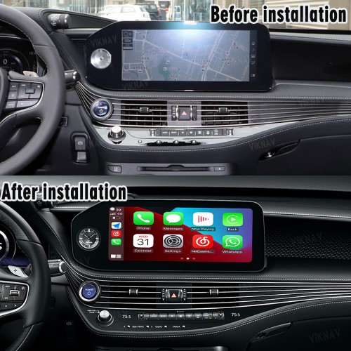 Viknav Fit For Original Car Screen Linux System For Lexus LS 2021 2022 2023 Wireless Apple CarPlay Android Auto