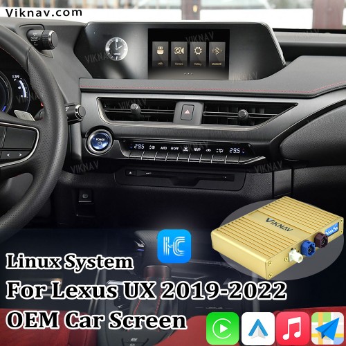 Viknav Linux System For Lexus UX 2019 -2022 Wireless Apple CarPlay Android Auto only support original car 8 inch Screen