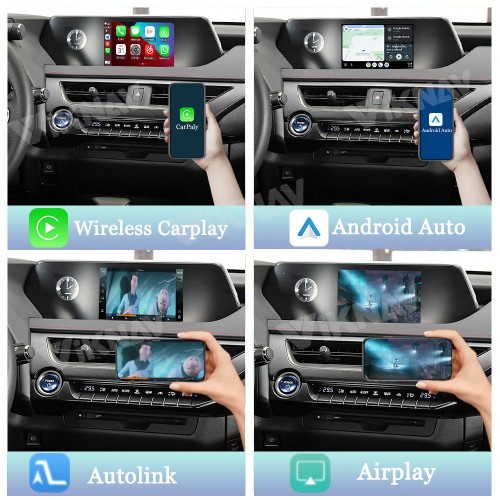 Viknav Linux System For Lexus UX 2019 -2022 Wireless Apple CarPlay Android Auto only support original car 8 inch Screen