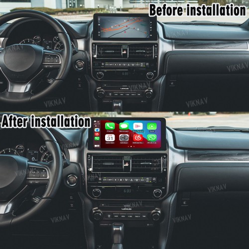 Viknav Fit For Original Car Screen Linux System For Lexus GX 2022 2023 Wireless Apple CarPlay Android Auto