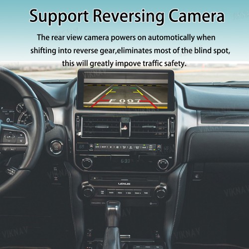 Viknav Fit For Original Car Screen Linux System For Lexus GX 2022 2023 Wireless Apple CarPlay Android Auto