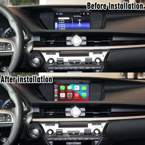 Viknav Fit For Original Car Screen Linux System For Lexus ES 2015 2016 2017 Wireless Apple CarPlay Android Auto
