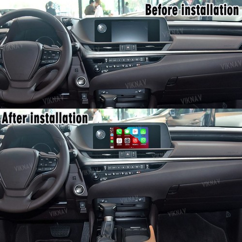 Viknav Fit For Original Car 8 Inch Screen Linux System For Lexus ES 2018 2019 2020 Wireless Apple CarPlay Android Auto