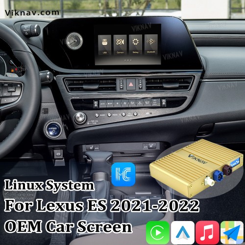 Viknav Fit For Original Car 8 Inch Screen Linux System For Lexus ES 2021 2022 Wireless Apple CarPlay Android Auto