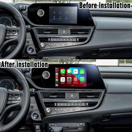 Viknav Fit For Original Car 8 Inch Screen Linux System For Lexus ES 2021 2022 Wireless Apple CarPlay Android Auto