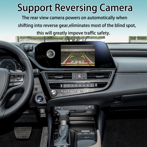 Viknav Fit For Original Car 8 Inch Screen Linux System For Lexus ES 2021 2022 Wireless Apple CarPlay Android Auto