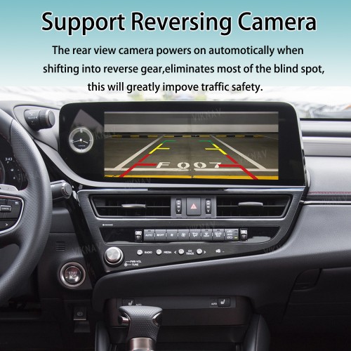 Viknav Fit For Original Car 12.3 Inch Screen Linux System For Lexus ES 2021 2022 Wireless Apple CarPlay Android Auto