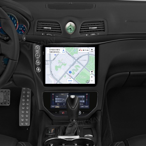 Viknav 10.25 Inch Android 8 Core Car Radio Player For Maserati GT GC GranTurismo 2007-2017  Car Multimedia Player GPS Navigation(Black Car Radio+AC)