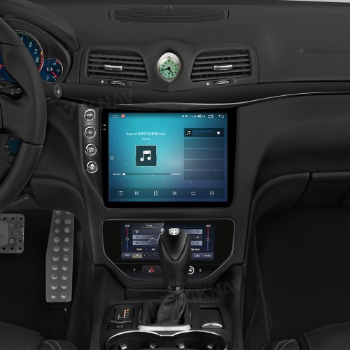 Viknav 10.25 Inch Android 8 Core Car Radio Player For Maserati GT GC GranTurismo 2007-2017  Car Multimedia Player GPS Navigation(Black Car Radio+AC)